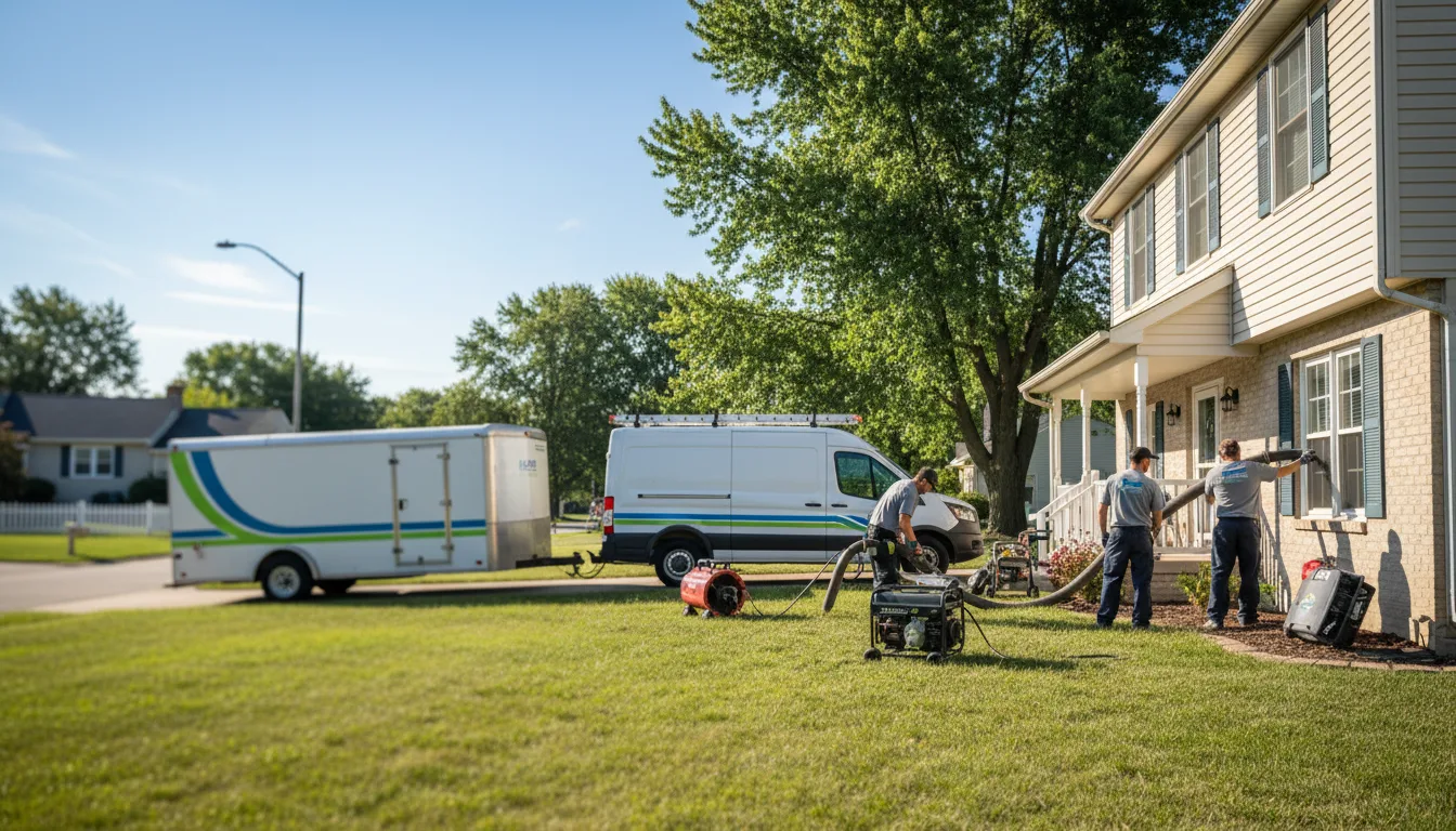 Flooded Basement Restoration And Cleanup With Repair in Alden, MI near me
